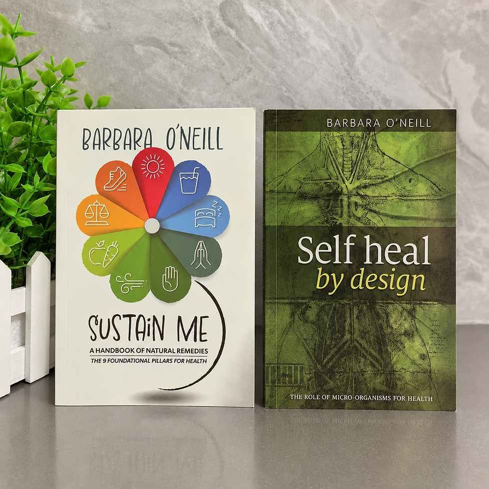 Sustain Me and Self Heal by Design by Barbara O’Neill (2 Books)