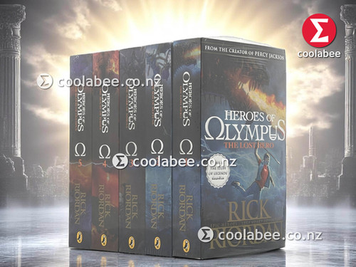 Heroes of Olympus 5-Book Adventure Set by Rick Riordan - Paperback