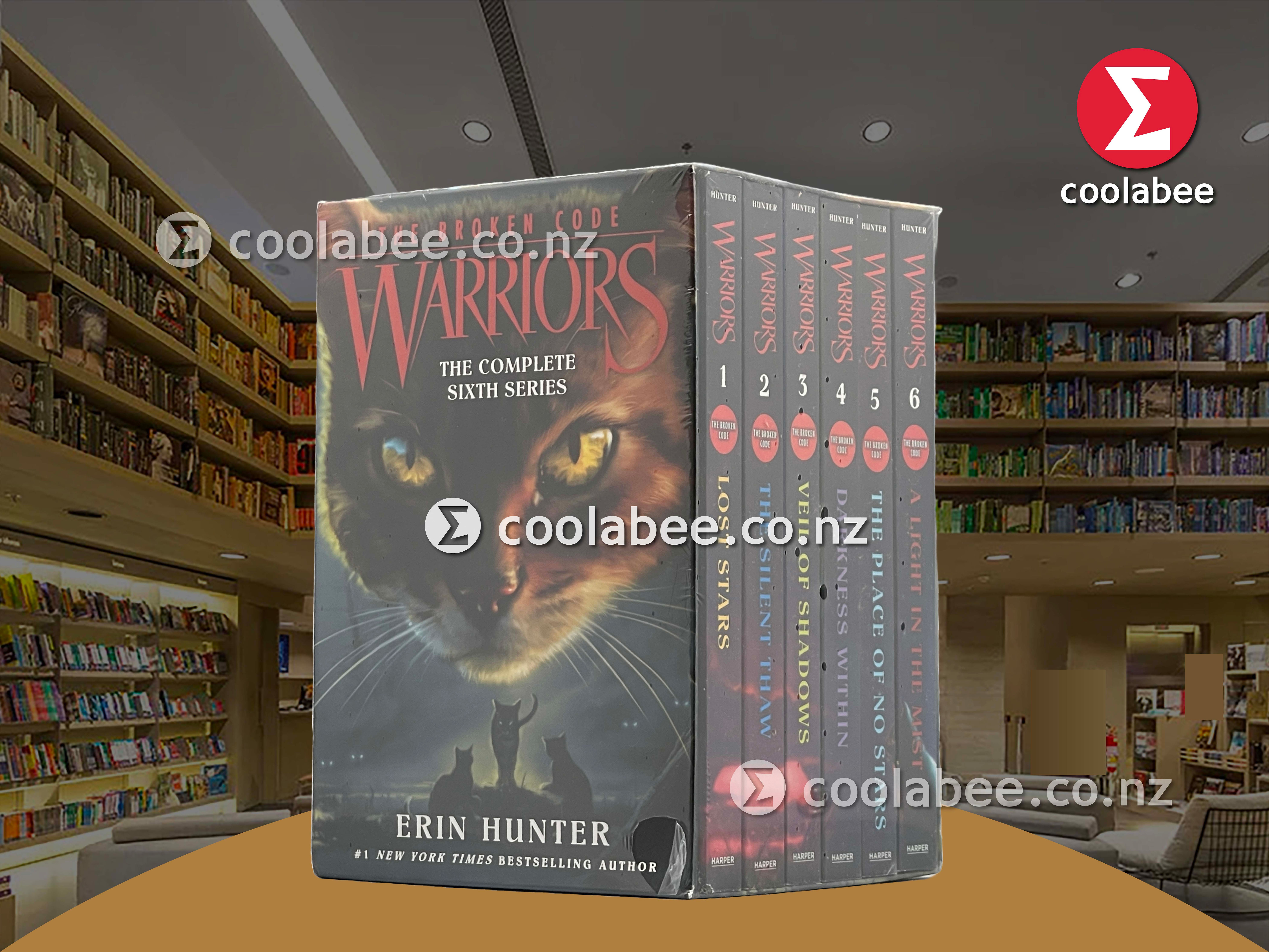 Warriors Box Set: The Complete Sixth Series (Warriors: The Broken Code)