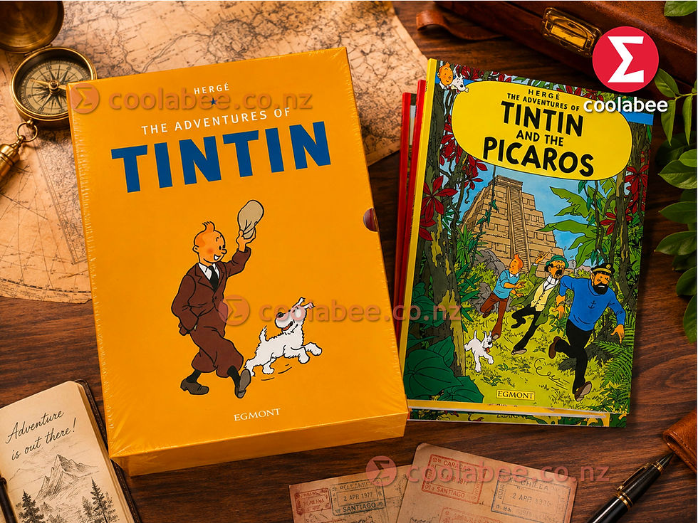 Thumbnail: Tintin Paperback Boxed Book Set 23 Titles