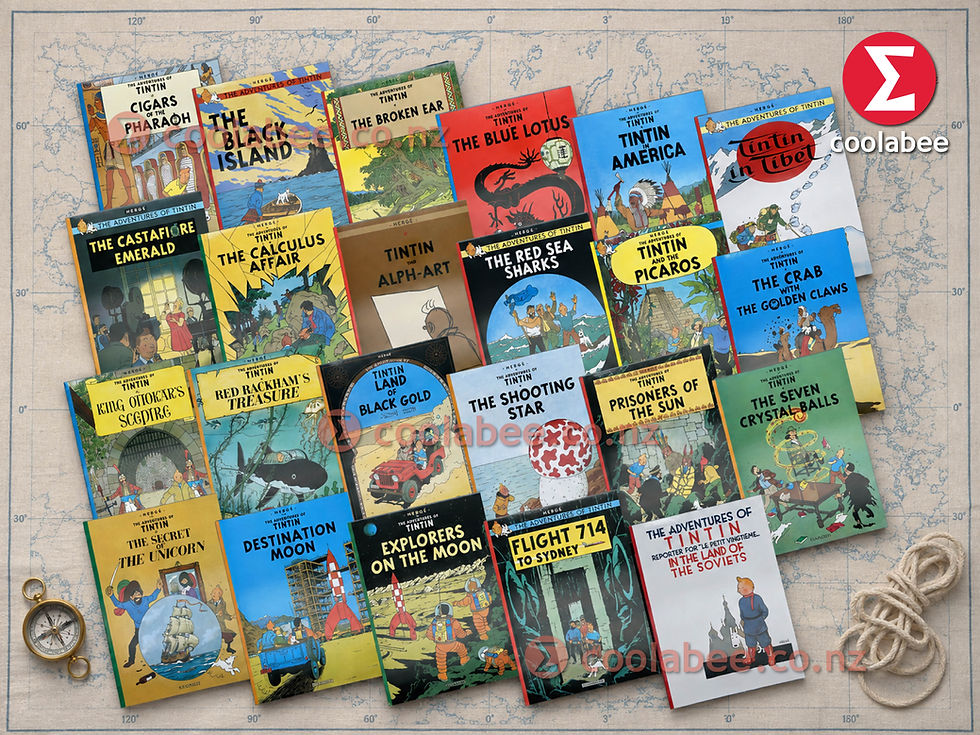 Tintin Complete Collection of 23 Full-Sized Paperbacks