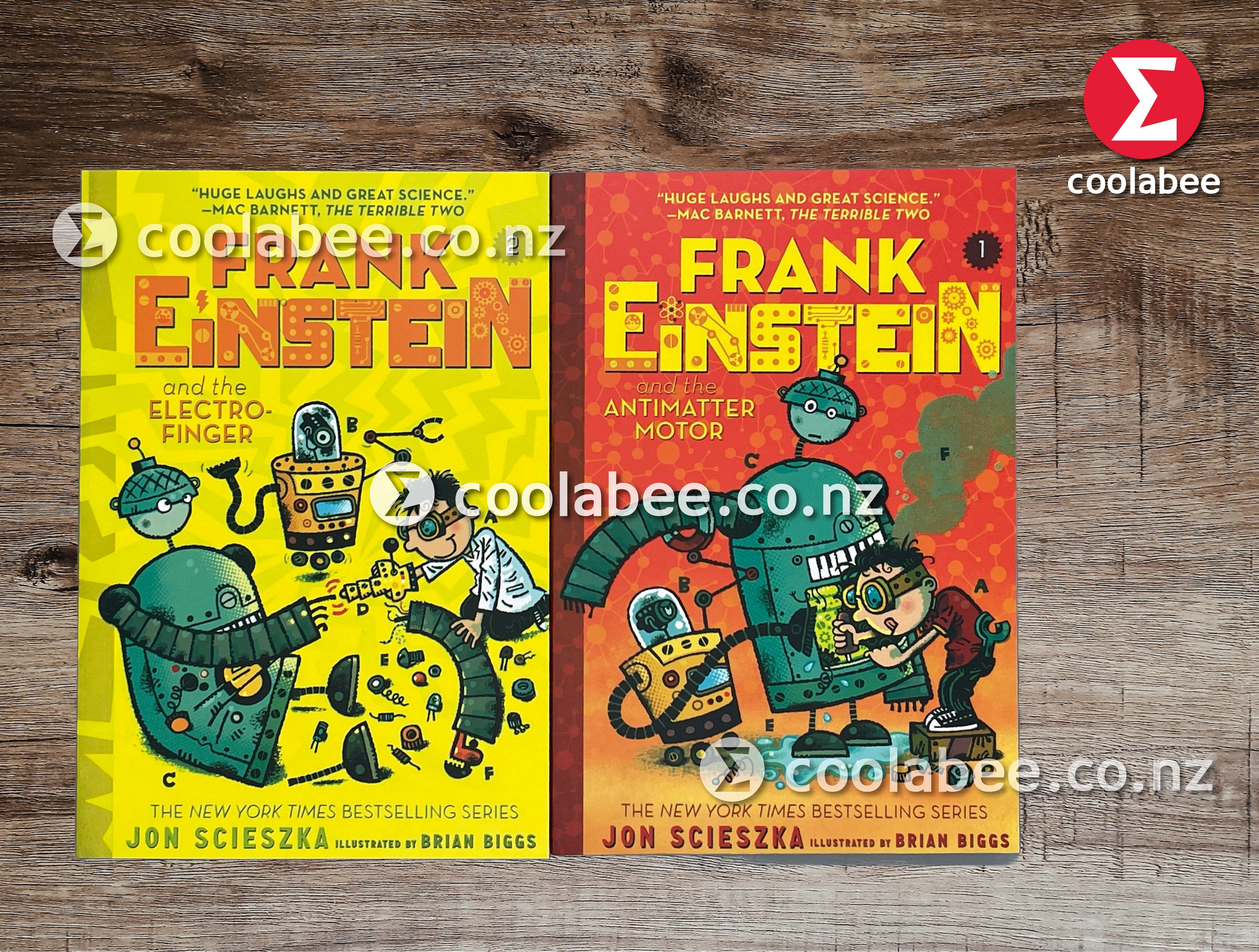 Frank Einstein Series 1-6 Book Collection Paperback by Jon Scieszka