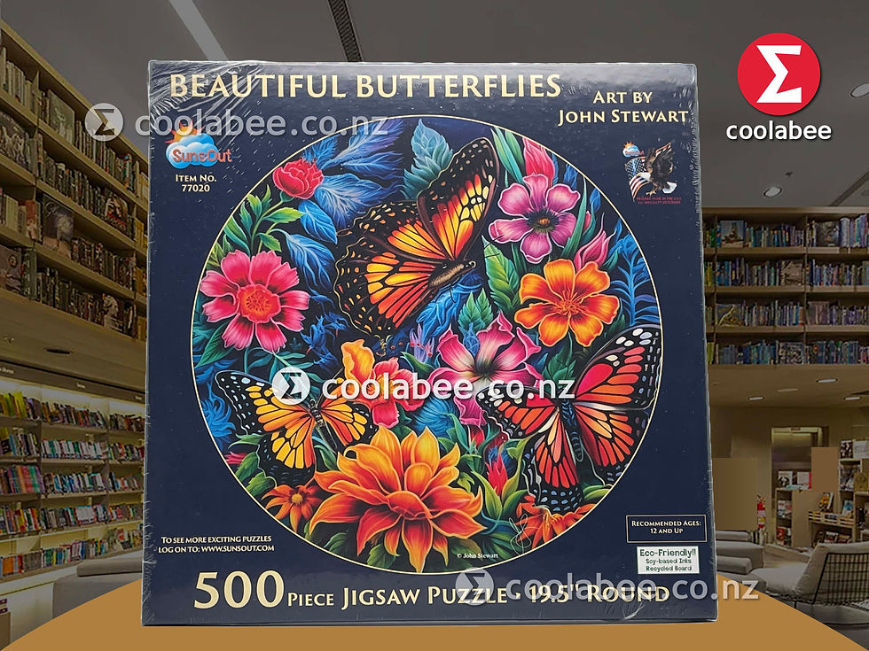 Thumbnail: Beautiful Butterflies 500 PC Puzzle