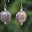 Thumbnail: Southwest style sterling silver earrings 
