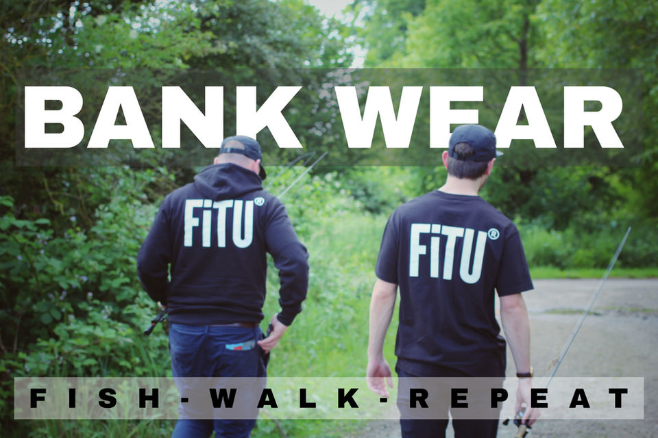 two lure anglers wearing fitu bankwear