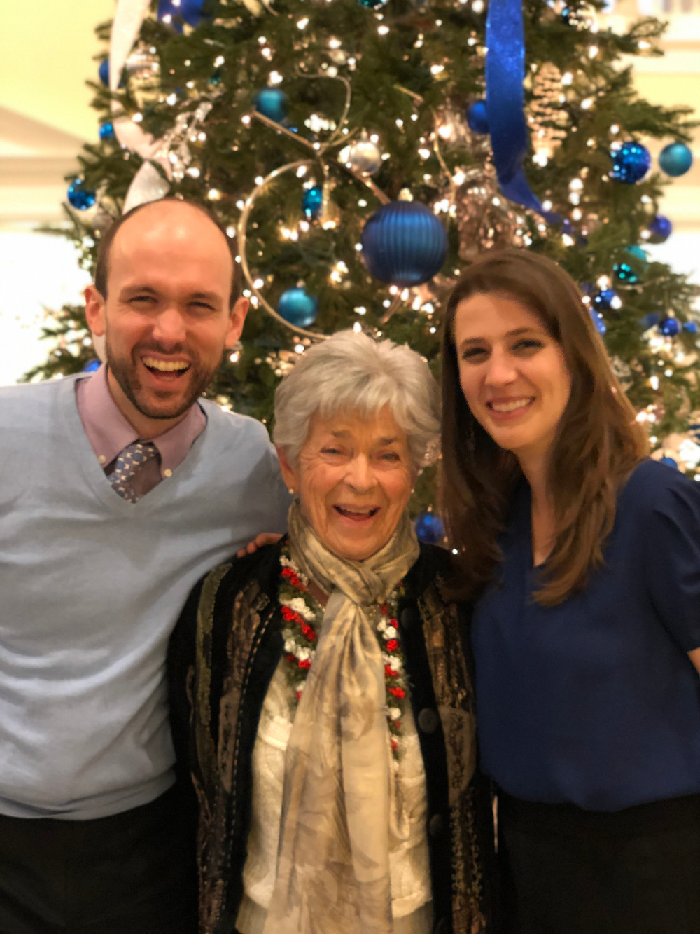 At Grammy's 90th Birthday Party in December.