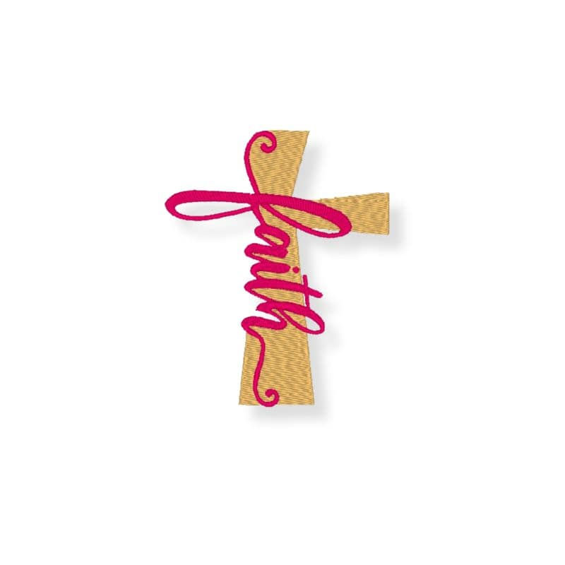 Miniature : Ensemble: 12 motifs de croix de Pâques pour broderie machine