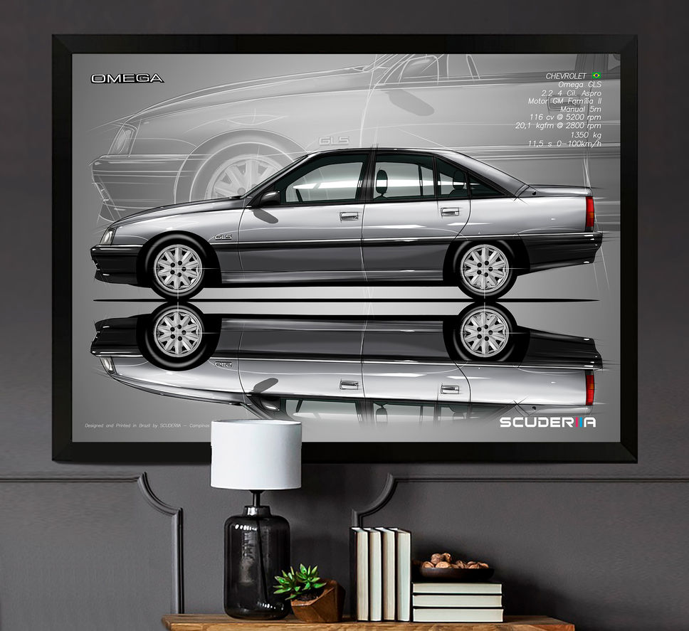Thumbnail: QUADRO DECORATIVO CHEVROLET OMEGA GLS 2.2 - SIDE STREET