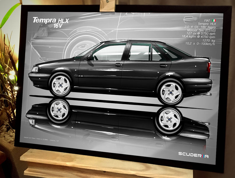 Thumbnail: QUADRO DECORATIVO FIAT TEMPRA HLX 2.0 16V 1996-1998 4P -SIDE STREET