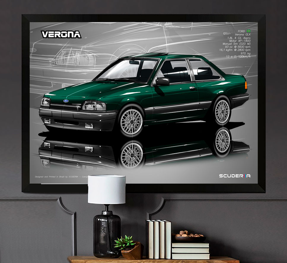 Thumbnail: QUADRO DECORATIVO FORD VERONA GLX 1.8 - PERSPECTIVE
