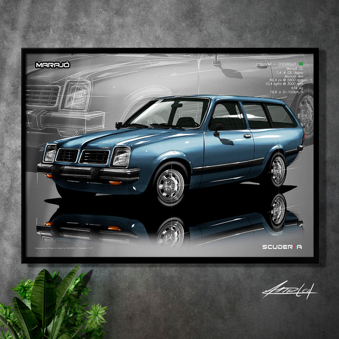 Miniatura: QUADRO DECORATIVO CHEVROLET MARAJÓ SL (PONTIAC) - PERSPECTIVE