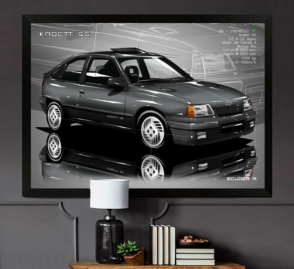 Thumbnail: QUADRO DECORATIVO CHEVROLET KADETT GS 2.0 - PERSPECTIVE