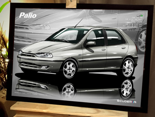 QUADRO DECORATIVO FIAT PALIO 1.6 16V 4P - 96/00 - PERSPECTIVE
