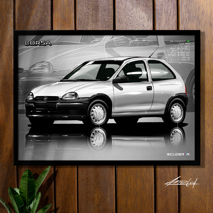Thumbnail: QUADRO DECORATIVO CHEVROLET CORSA WIND 1.0 2P - PERSPECTIVE