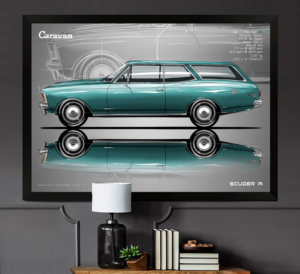 Thumbnail: QUADRO DECORATIVO CHEVROLET CARAVAN DELUXO 4.1 78/79 - SIDE STREET