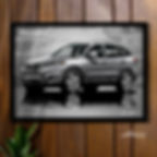 QUADRO DECORATIVO HYUNDAI SANTA FÉ 3.5 V6 2012-2013 - PERSPECTIVE