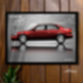 QUADRO DECORATIVO HONDA CIVIC G6 1.6 1996 - 2000 - SIDE STREET POSTER CIVIC EX CIVIC LX CIVIC EK SCUDERIIA JDM