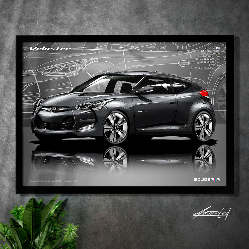 Thumbnail: QUADRO DECORATIVO HYUNDAI VELOSTER 1.6 16V - PERSPECTIVE