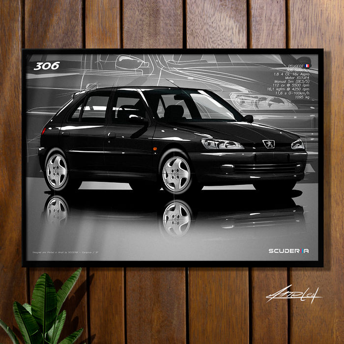 Thumbnail: QUADRO DECORATIVO PEUGEOT 306 SELECTION 1.6 16V - PERSPECTIVE