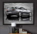 QUADRO DECORATIVO TOYOTA SUPRA 3.0 BITURBO 324cv 2JZ (MK4) - PERSPECTIVE TRAS