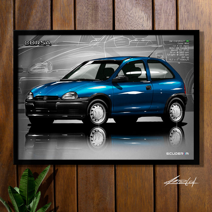 Thumbnail: QUADRO DECORATIVO CHEVROLET CORSA WIND 1.0 2P - PERSPECTIVE