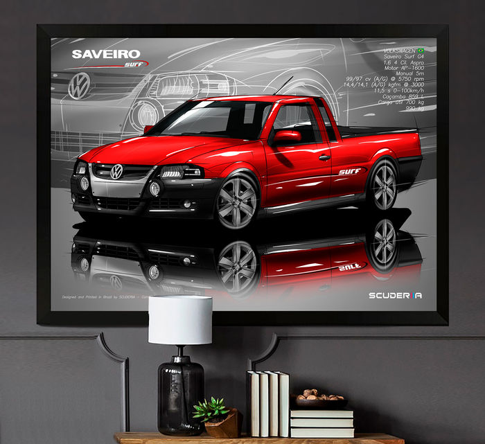 Thumbnail: QUADRO DECORATIVO VOLKSWAGEN SAVEIRO SURF G4 1.6 - PERSPECTIVE