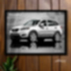 QUADRO DECORATIVO HYUNDAI SANTA FÉ 3.5 V6 2010-2011 - PERSPECTIVE