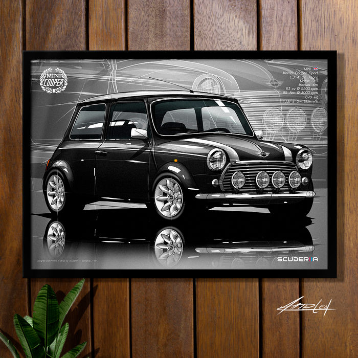 Miniatura: QUADRO DECORATIVO MINI MORRIS COOPER SPORT 1.3 - PERSPECTIVE