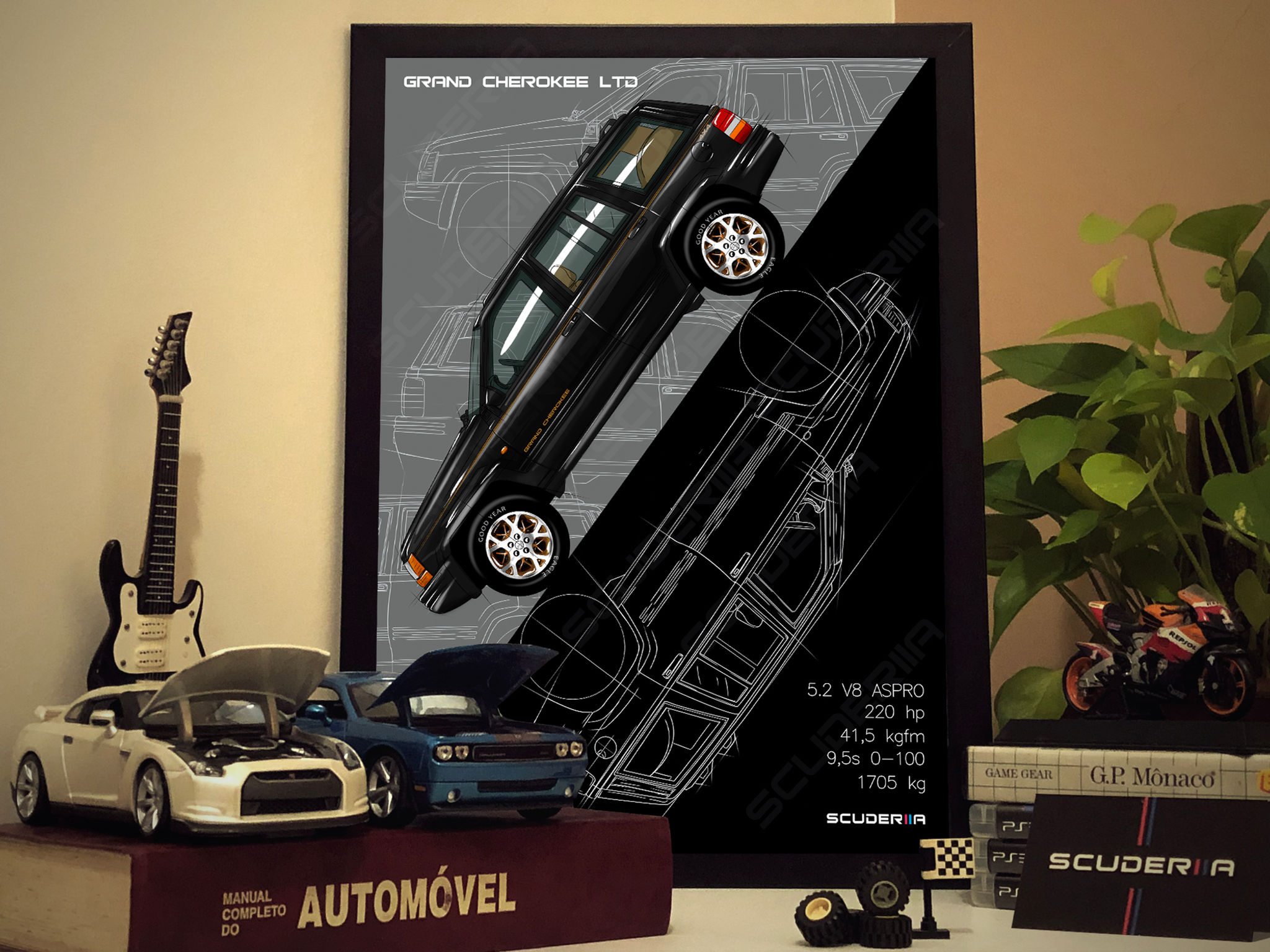 QUADRO DECORATIVO JEEP GRAND CHEROKEE LTD - GRADIENT STREET