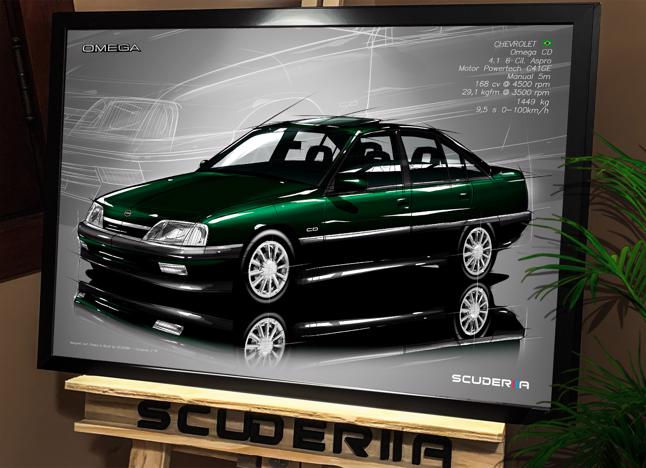 Miniatura: QUADRO DECORATIVO CHEVROLET OMEGA CD 4.1 - PERSPECTIVE