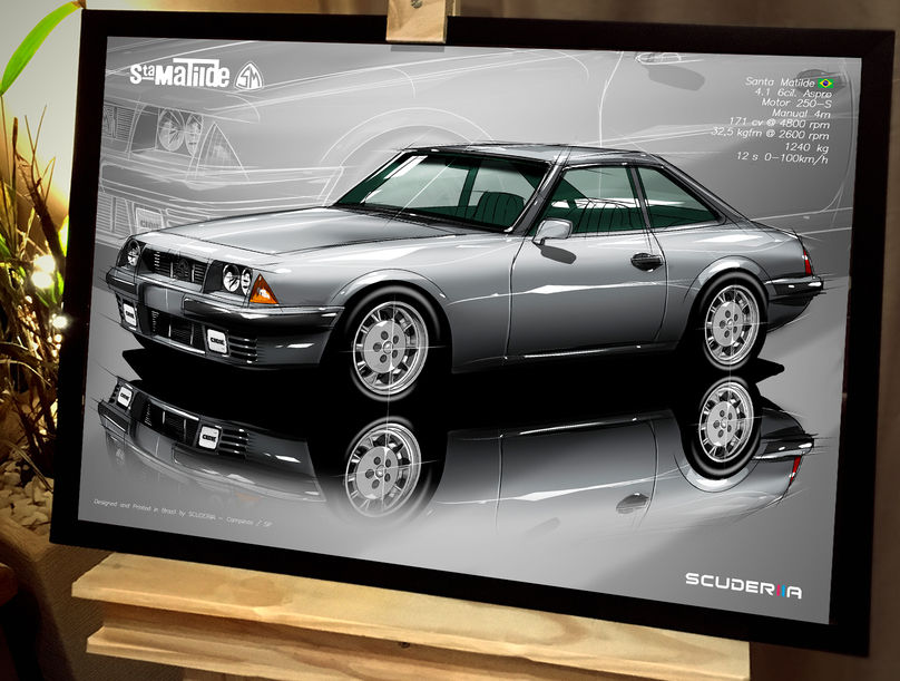 Miniatura: QUADRO DECORATIVO SANTA MATILDE 4.1 COUPE - PERSPECTIVE