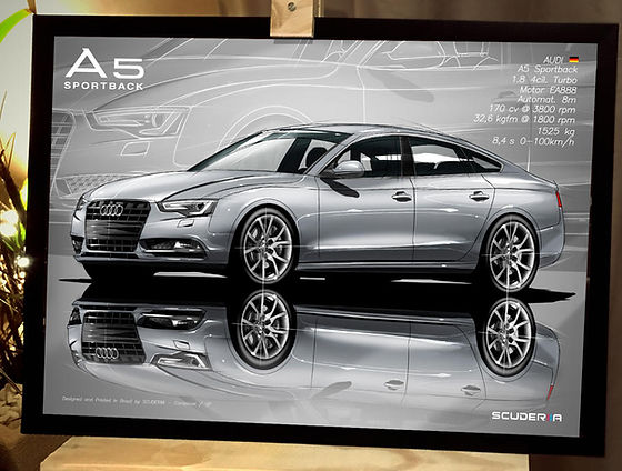QUADRO DECORATIVO AUDI A5 SPORTBACK 1.8 (8T) - PERSPECTIVE