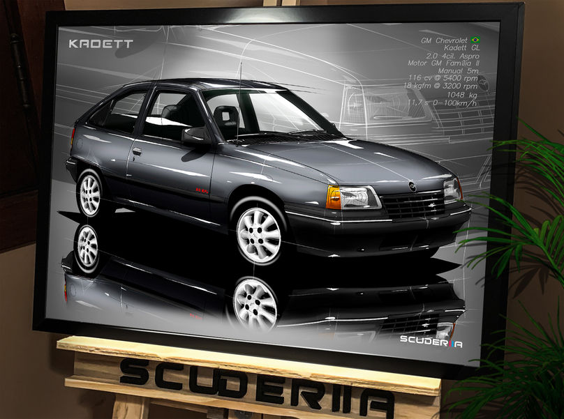 Thumbnail: QUADRO DECORATIVO CHEVROLET KADETT GL 2.0 EFI - PERSPECTIVE