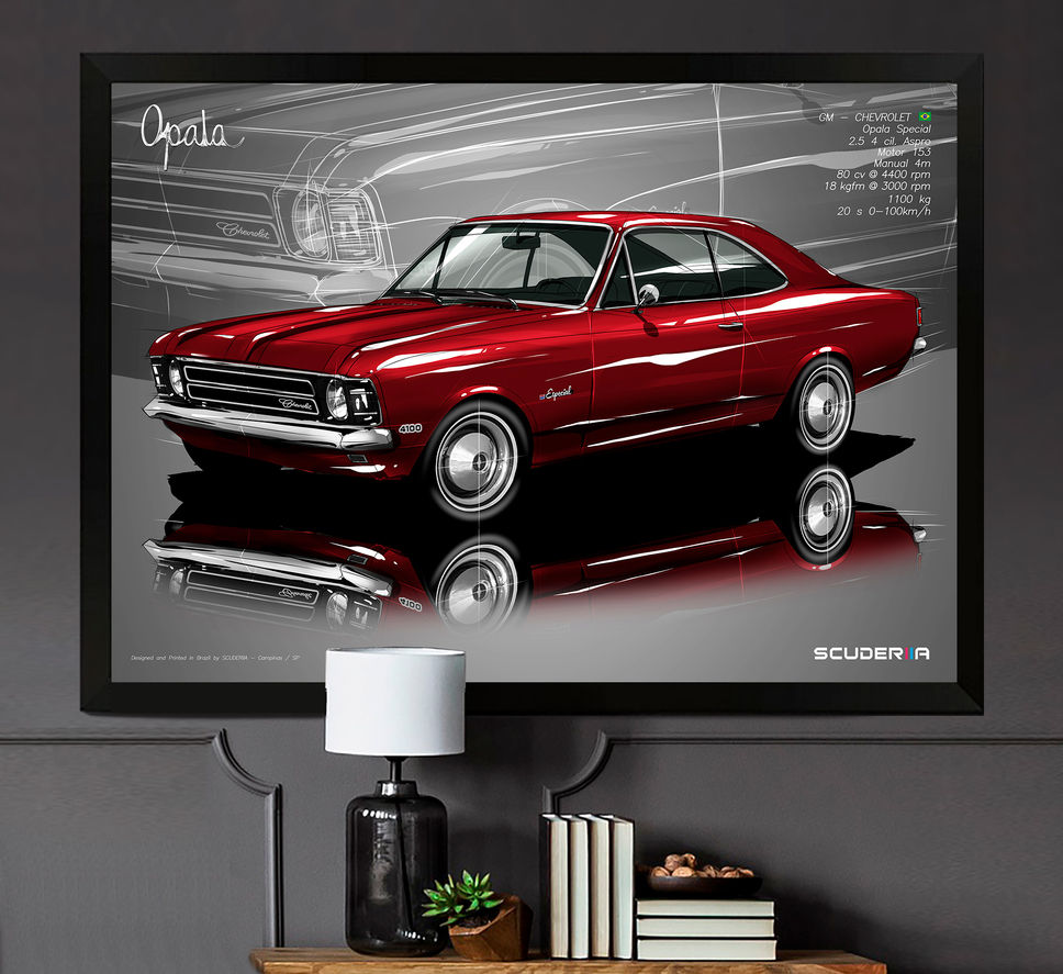 Miniatura: QUADRO DECORATIVO CHEVROLET OPALA SPECIAL COUPE 2.5 72/74 - PERSPECTIVE