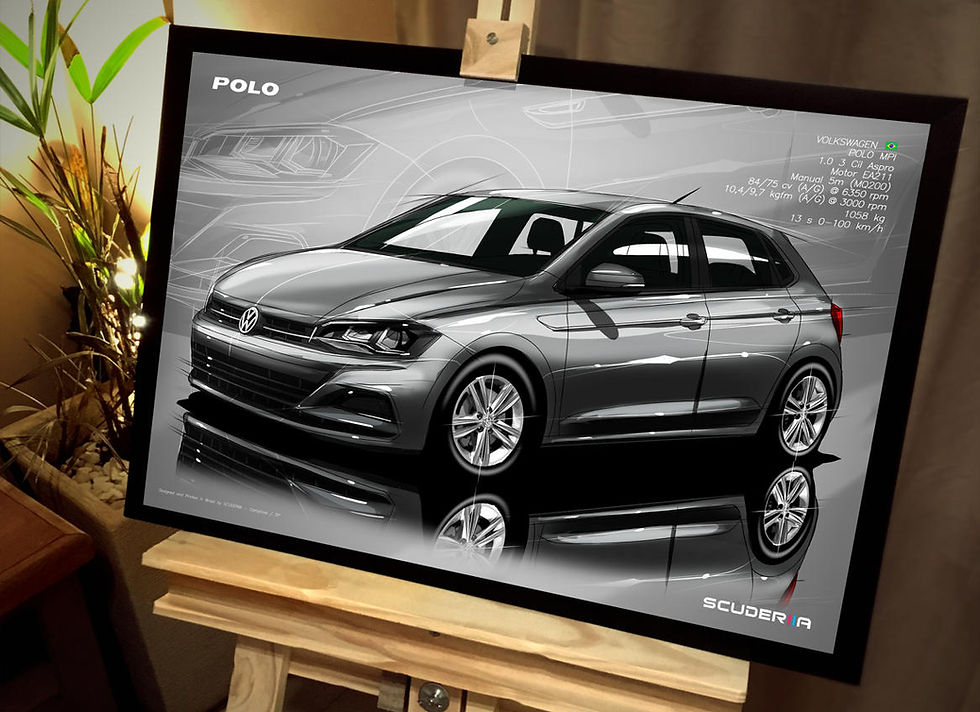 QUADRO DECORATIVO VOLKSWAGEN POLO 1.0 MPI - PERSPECTIVE