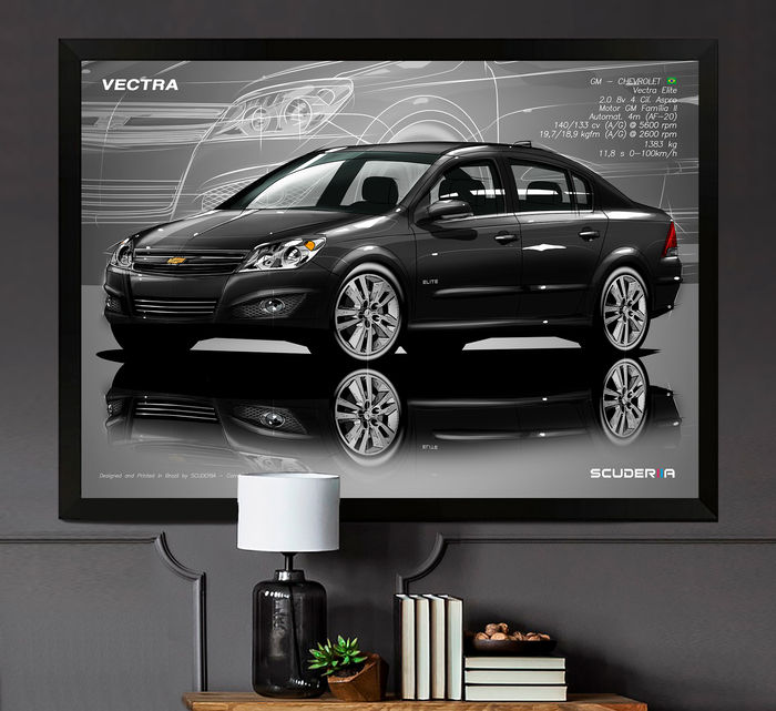 QUADRO DECORATIVO CHEVROLET VECTRA ELITE 2.0 8V 2010/2011 - PERSPECTIVE