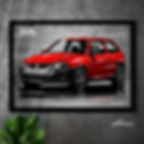 QUADRO DECORATIVO VOLKSWAGEN GOL RALLYE G4 2P 1.6 - PERSPECTIVE