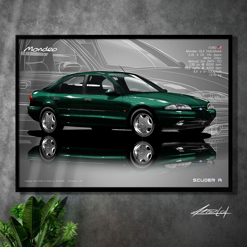 Thumbnail: QUADRO DECORATIVO FORD MONDEO HATCH GLX 2.0 16V MK1 - PERSPECTIVE