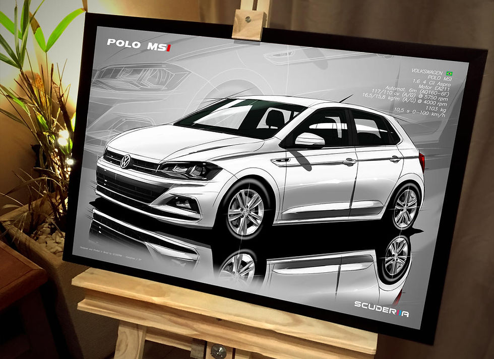 QUADRO DECORATIVO VOLKSWAGEN POLO MSI 1.6 AUTOMÁTICO - PERSPECTIVE