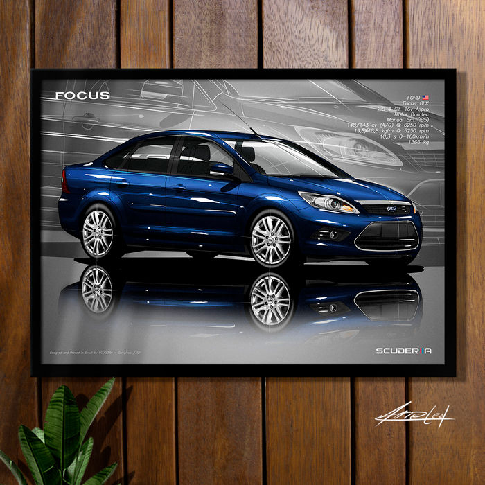 Thumbnail: QUADRO DECORATIVO FORD FOCUS SEDAN GLX 2009-2013 - PERSPECTIVE