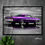 Thumbnail: QUADRO DECORATIVO PLYMOUTH GTX 1970 V8 - PERSPECTIVA TRASEIRA