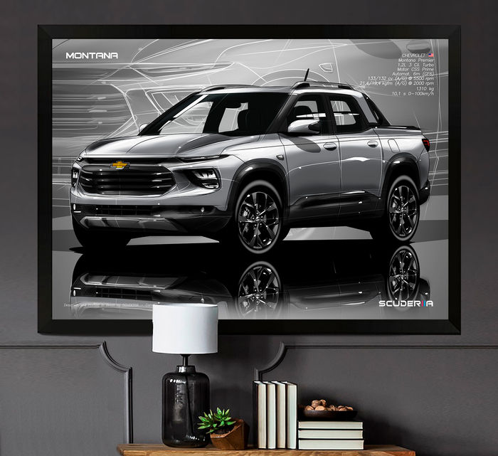 Miniatura: QUADRO DECORATIVO CHEVROLET MONTANA PREMIER 1.2 TURBO - PERSPECTIVE