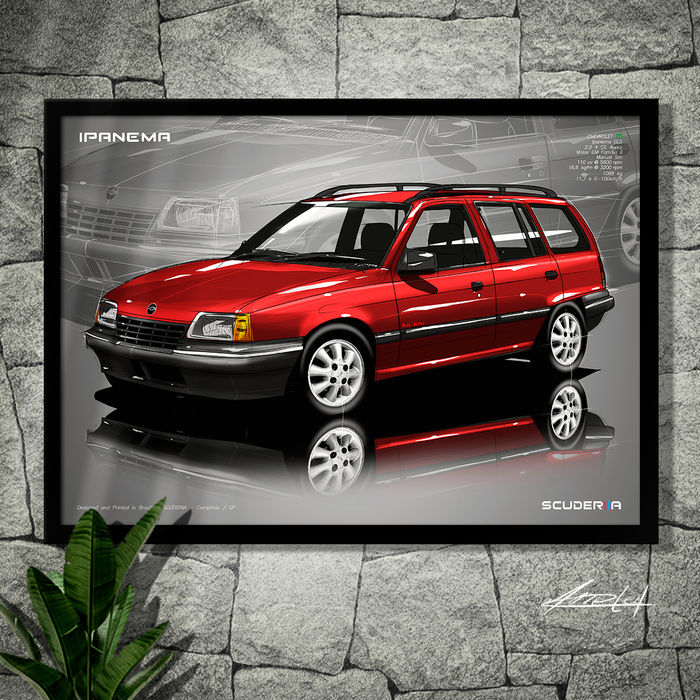 Miniatura: QUADRO DECORATIVO CHEVROLET IPANEMA GLS 2.0 EFI 4P - PERSPECTIVE