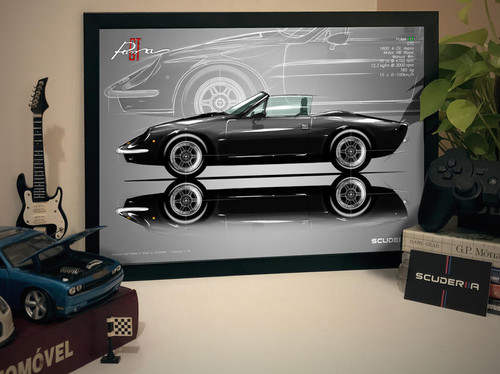 QUADRO DECORATIVO PUMA GTS 1600 CONVERSÍVEL - SIDE STREET