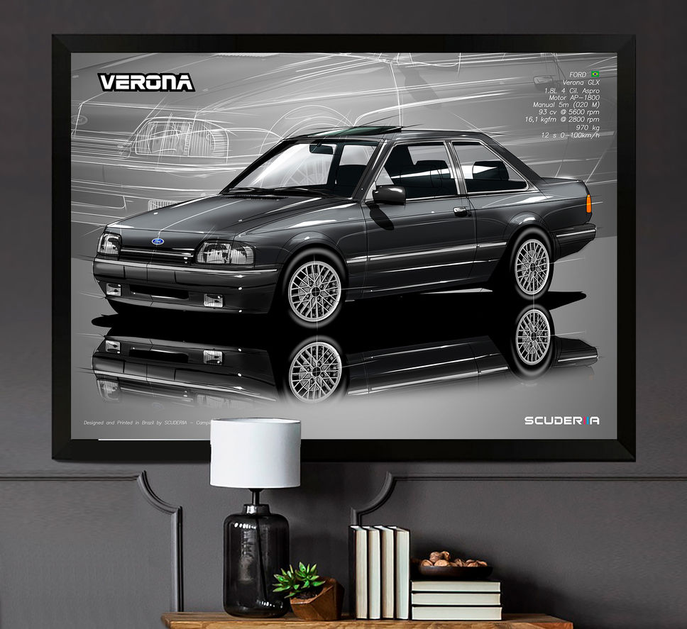 Thumbnail: QUADRO DECORATIVO FORD VERONA GLX 1.8 - PERSPECTIVE