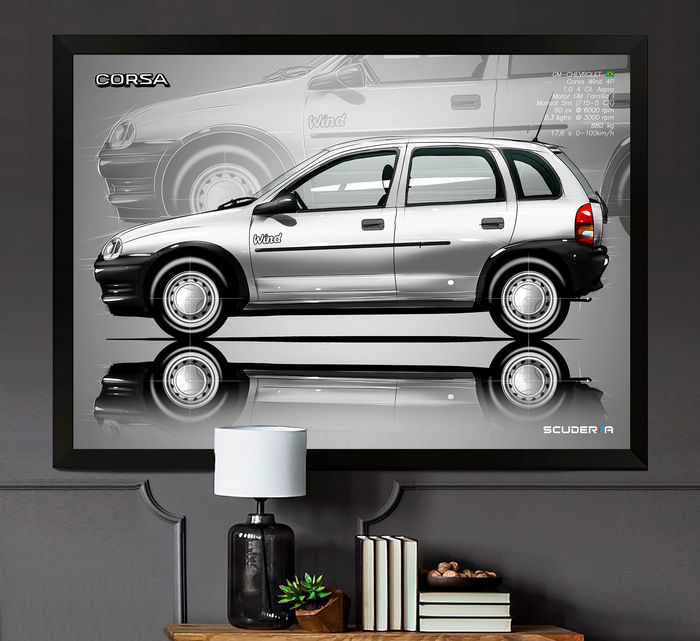 Thumbnail: QUADRO DECORATIVO CHEVROLET CORSA WIND 1.0 4P - SIDE STREET