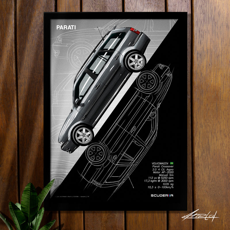 Miniatura: QUADRO DECORATIVO VOLKSWAGEN PARATI G3 CROSSOVER 2.0 - SIDE STREET