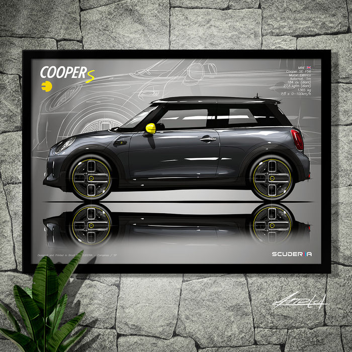 Thumbnail: QUADRO DECORATIVO MINI COOPER SE 2P (F56) - SIDE STREET
