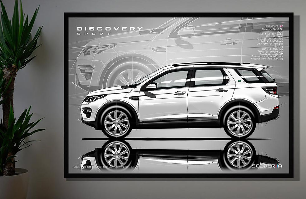 Thumbnail: QUADRO DECORATIVO LAND ROVER DISCOVERY SPORT SE - SIDE STREET