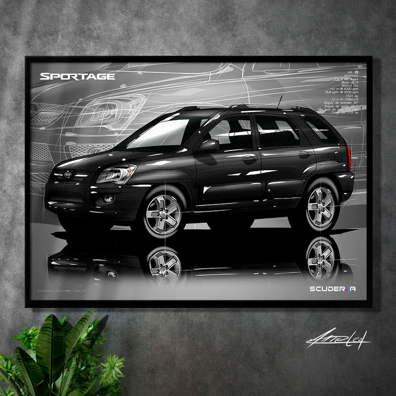 Miniatura: QUADRO DECORATIVO KIA SPORTAGE 2.0 2009-2010 - PERSPECTIVE